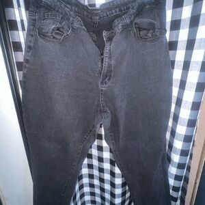 SHEIN Charcoal Gray Denim Pants